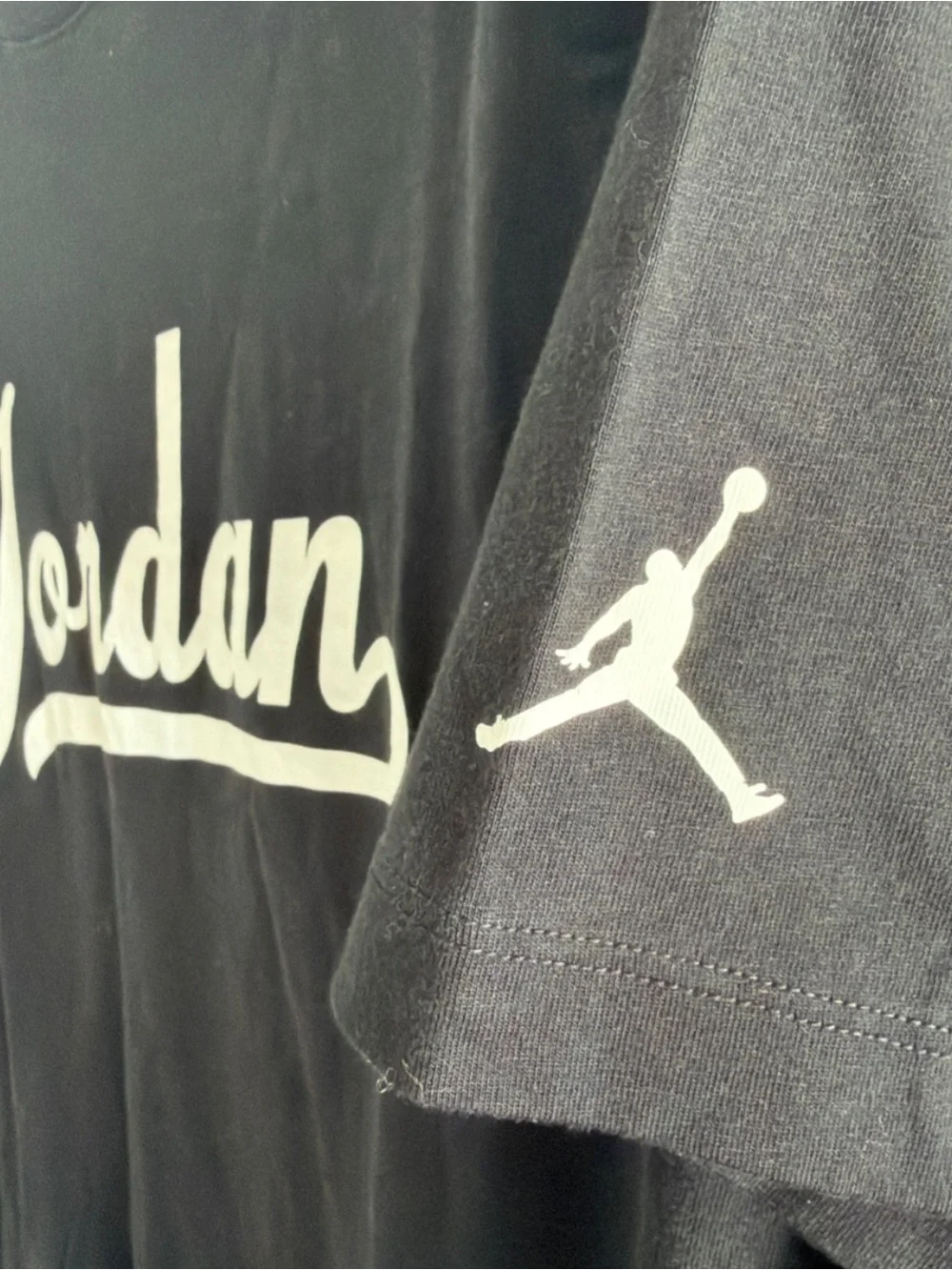 Jordan Flight Mvp Short-Sleeve Men Black T-shirt Size Large